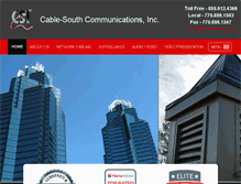 Tablet Screenshot of cable-south.com